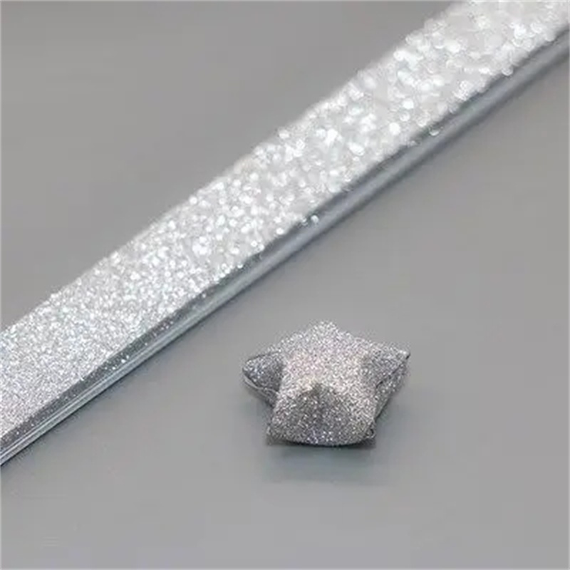 Bộ 20 Tờ Giấy Xếp oragami Họa Tiết Ngôi Sao Lấp Lánh Phát Sáng diy