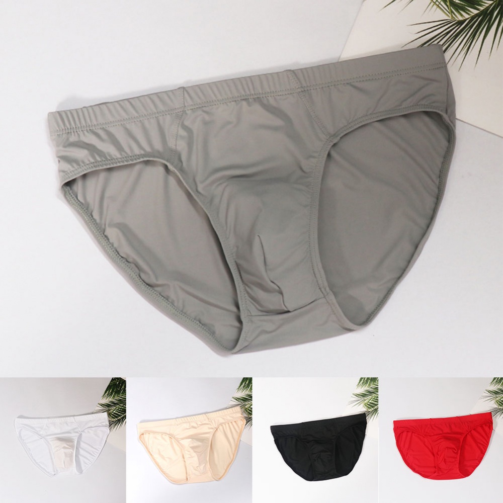 Quần Lót Lụa Màu Sắc Đơn Giản Cho Nam