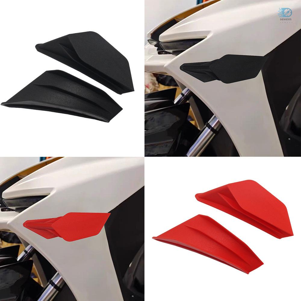 Universal Motorcycle GP Wing Spoiler Mod Kit - Upgraded Aerodynamics and Visual Appeal