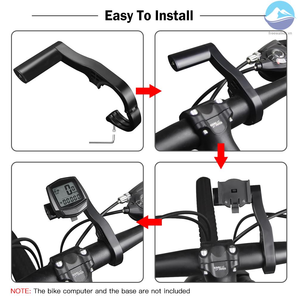 Bike Handlebar Mount for Multifunctional Use - Extension Support for Added Convenience