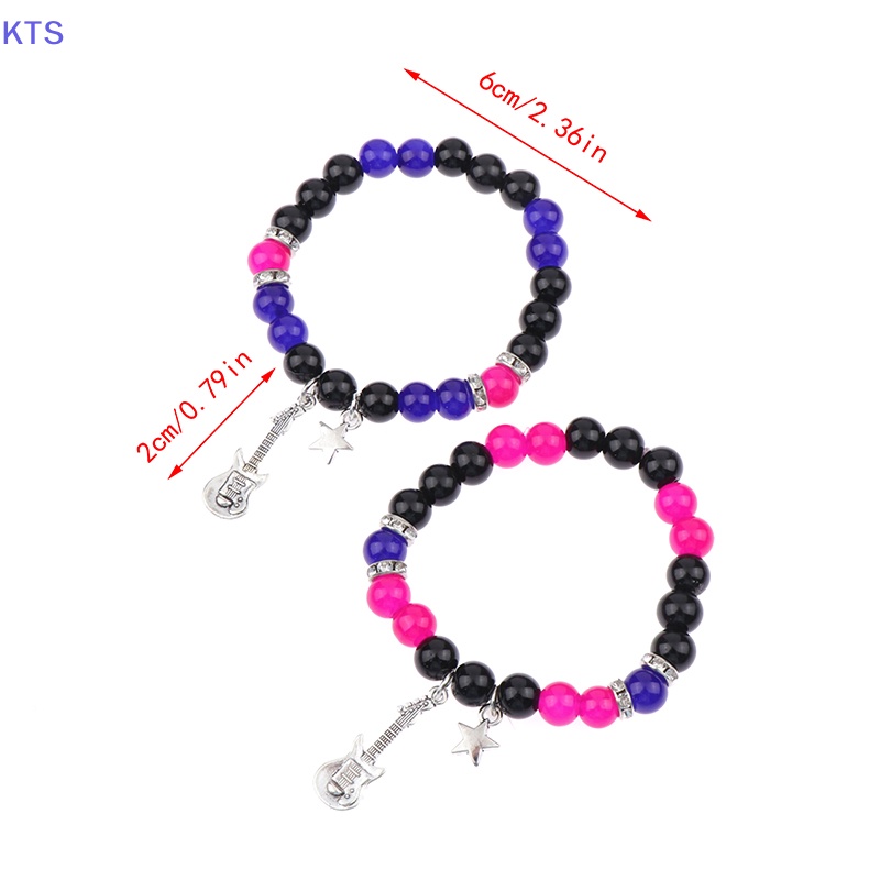 Kts 1 Cặp Vòng Tay Chuỗi Hạt Lấy Cảm Hứng Từ tv girl Thích Hợp Làm Quà Tặng Cho Bạn Thân