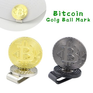 1Pc Magic Hat Clip Ball Marker Set Magnetic Hat Clip Mark Bitcoin Shaped Golf Mark Golf Accessories Mark 70D8
