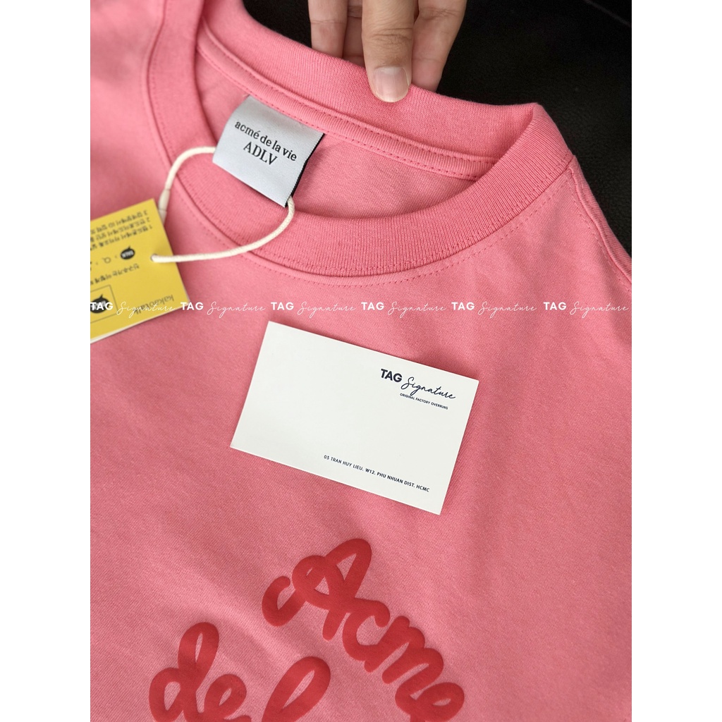 ADLV Embossing Script T-Shirt