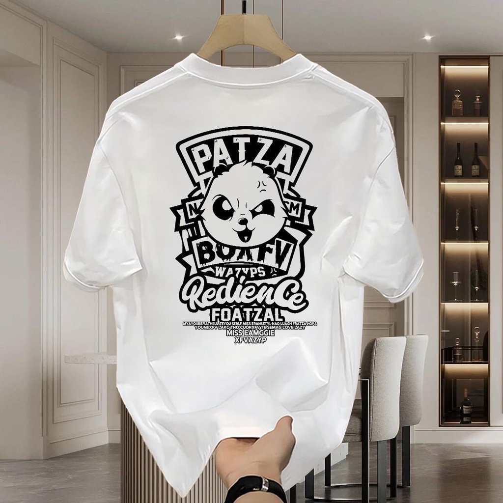 Áo Thun cotton Ngắn Tay In Họa Tiết Thời Trang Mùa Hè Cho Nam