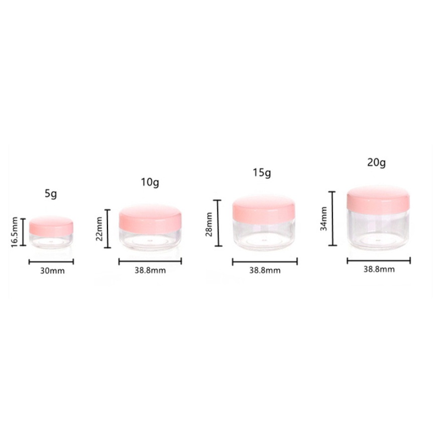 PVN60915 Hũ nhựa chiết mỹ phẩm 10g, 15g, 20g T2
