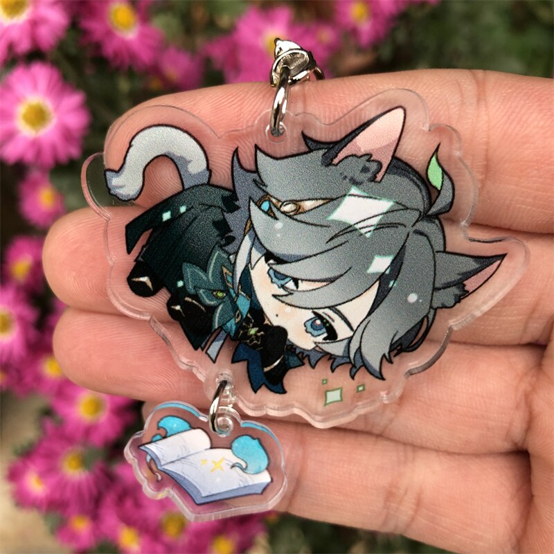 Móc khoá Game Genshin Impact Al Haitham Cyno Candace Nilou Layla Anime Manga Nhật Bản Phụ Kiện Trang Trí Túi xách Balo