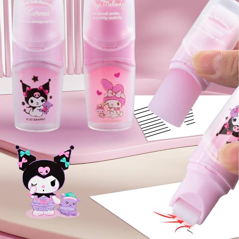 Tẩy Bút Chì sanrio mymelody kuromi cinnamoroll pochacco Dạng Lăn Dễ Thương Làm Quà Tặng Cho Học Sinh