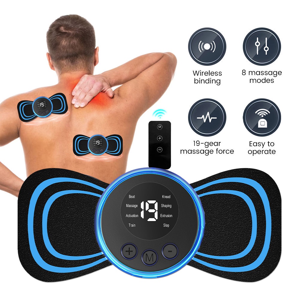 Polaroe Miếng Dán Massage Giảm Cân Điện Tử Không Dây Thông Minh ems