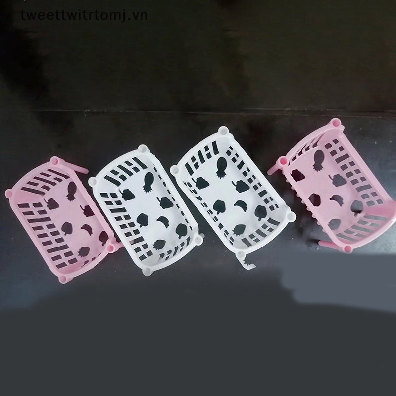 Tomj Giỏ Mua Sắm Bằng Nhựa Đựng Đồ Ăn Nhẹ / Trái Cây / Trang Sức Siêu Nhân Mini vn