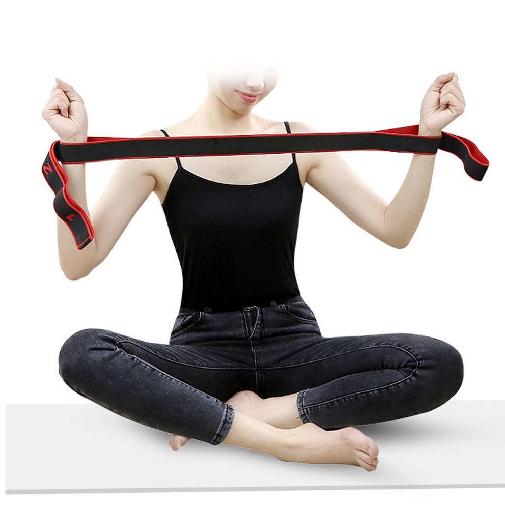 Dây Đai Co Giãn b9f1 Tập yoga Kéo Căng Vai / Lưng Cho Nam Nữ