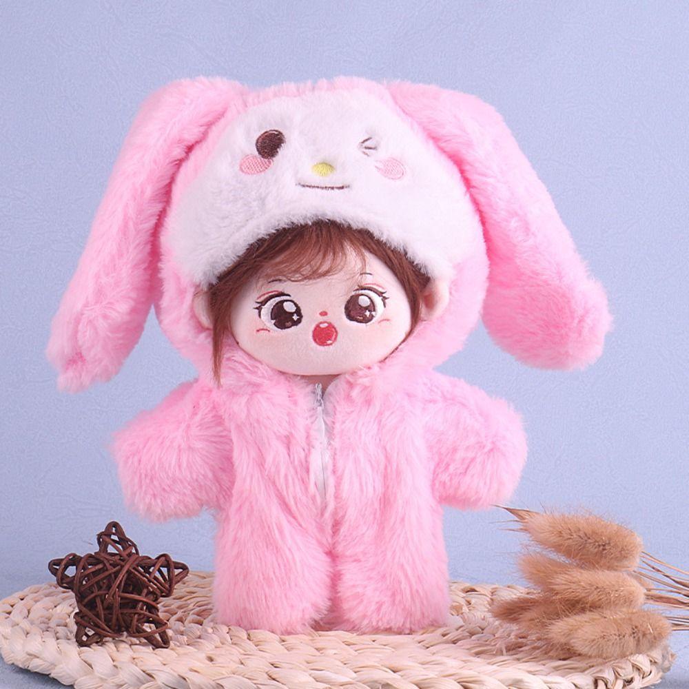 Áo cotton 20cm diy Che Phủ Đầu Trang Phục Mùa Đông Cho Búp Bê 20cm