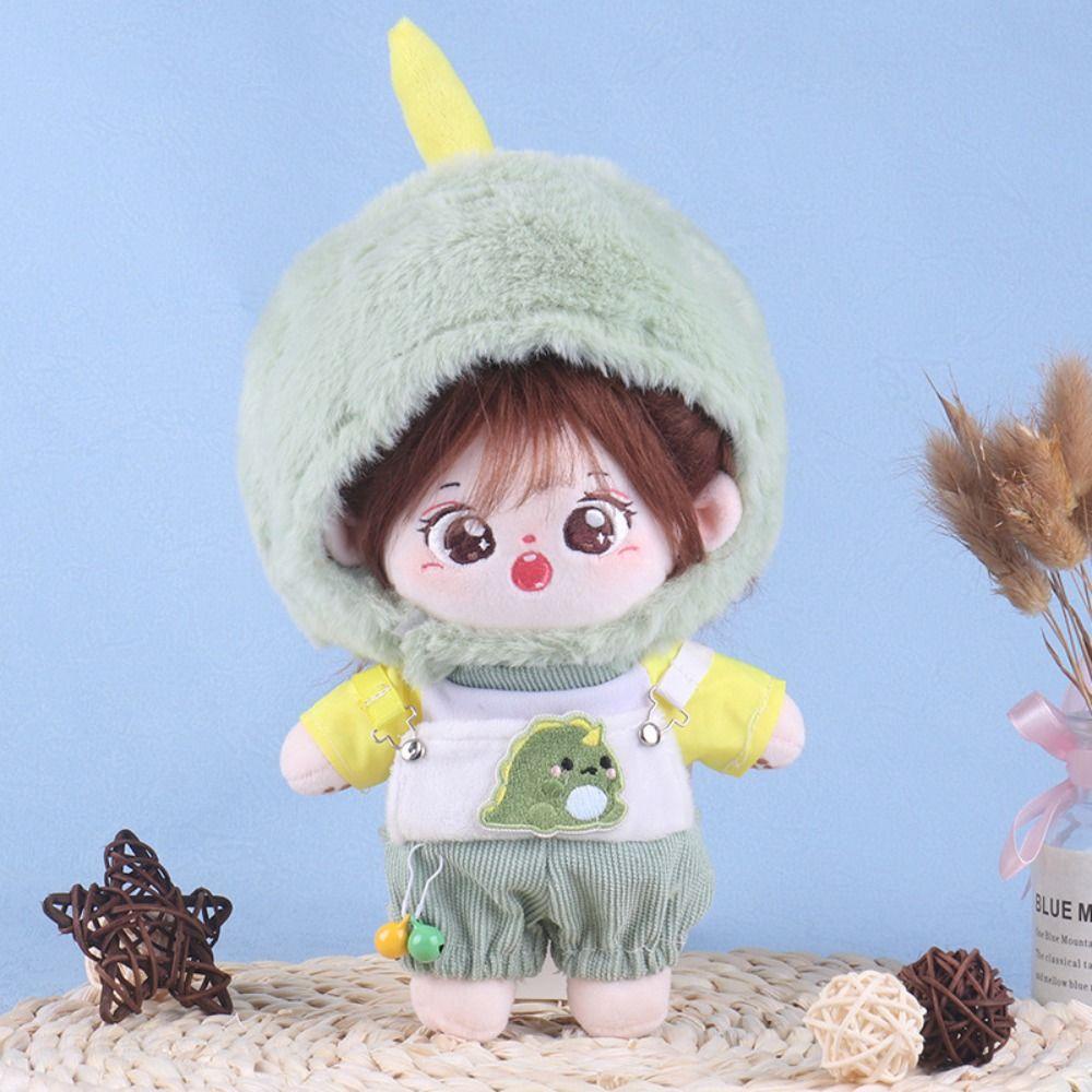 Áo cotton 20cm diy Che Phủ Đầu Trang Phục Mùa Đông Cho Búp Bê 20cm