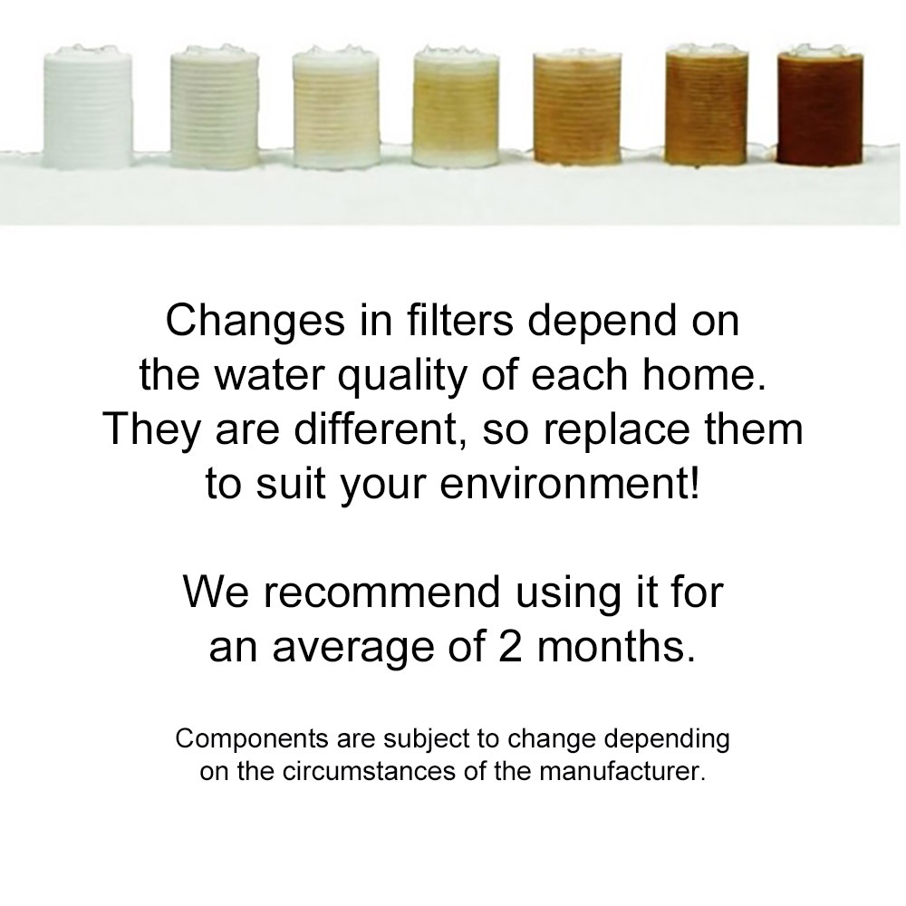 Wellos Korea Replacement Water Filter 2Pcs  Kitchen Purifier Cobra Jabara