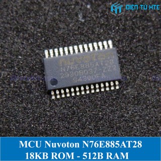 Vi điều khiển 8051 nuvoton n76e885at28 tssop28