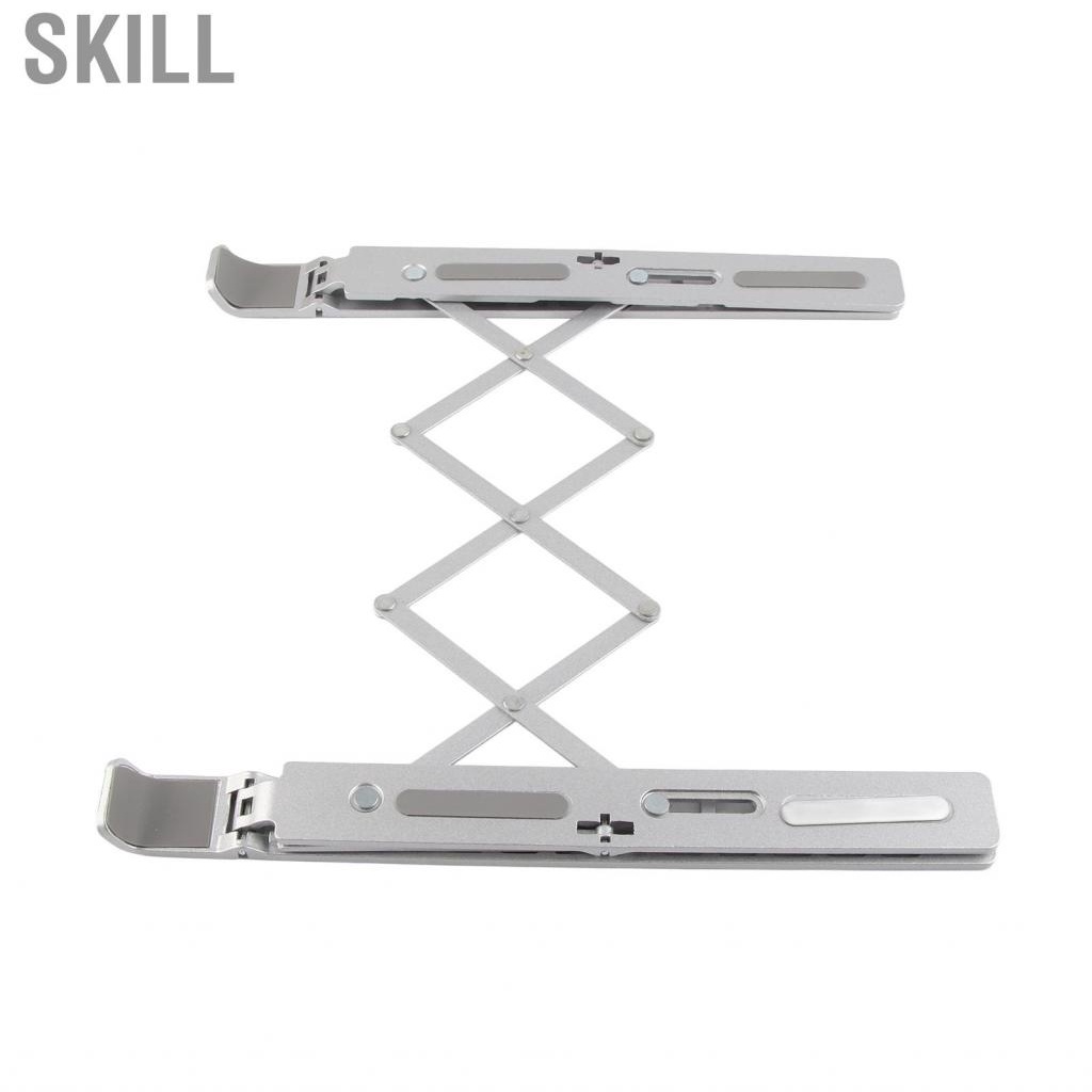 Skill Laptop Stand  Holder Folding Portable Aluminium Alloy Adjustable Anti Slip for 17.3in Devices