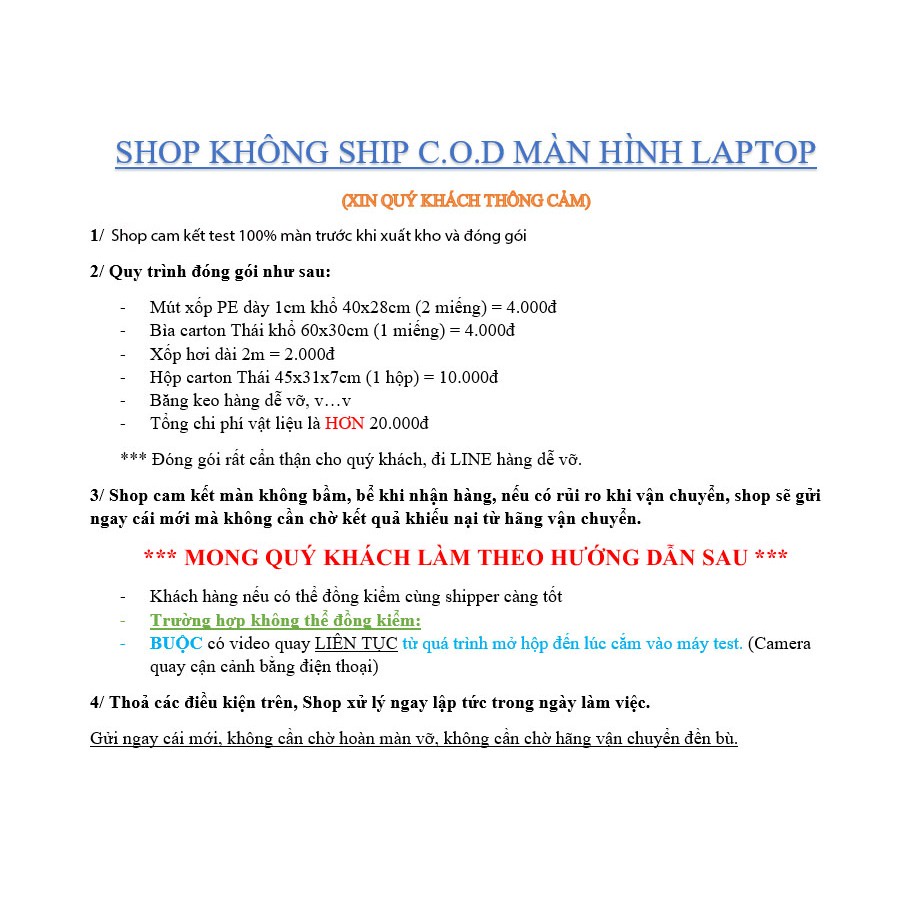 Màn Hình Laptop 14.0 SLIM 30 PIN FHD IPS Tràn Viền Thay Thế Cho Laptop Dell HP Lenovo Toshiba LG Asus Msi New 100% | BigBuy360 - bigbuy360.vn