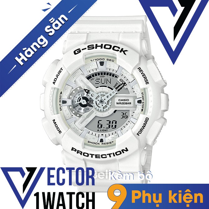 Đồng hồ thể thao nam nữ G-Shock GA-110MW-7A Full phụ kiện