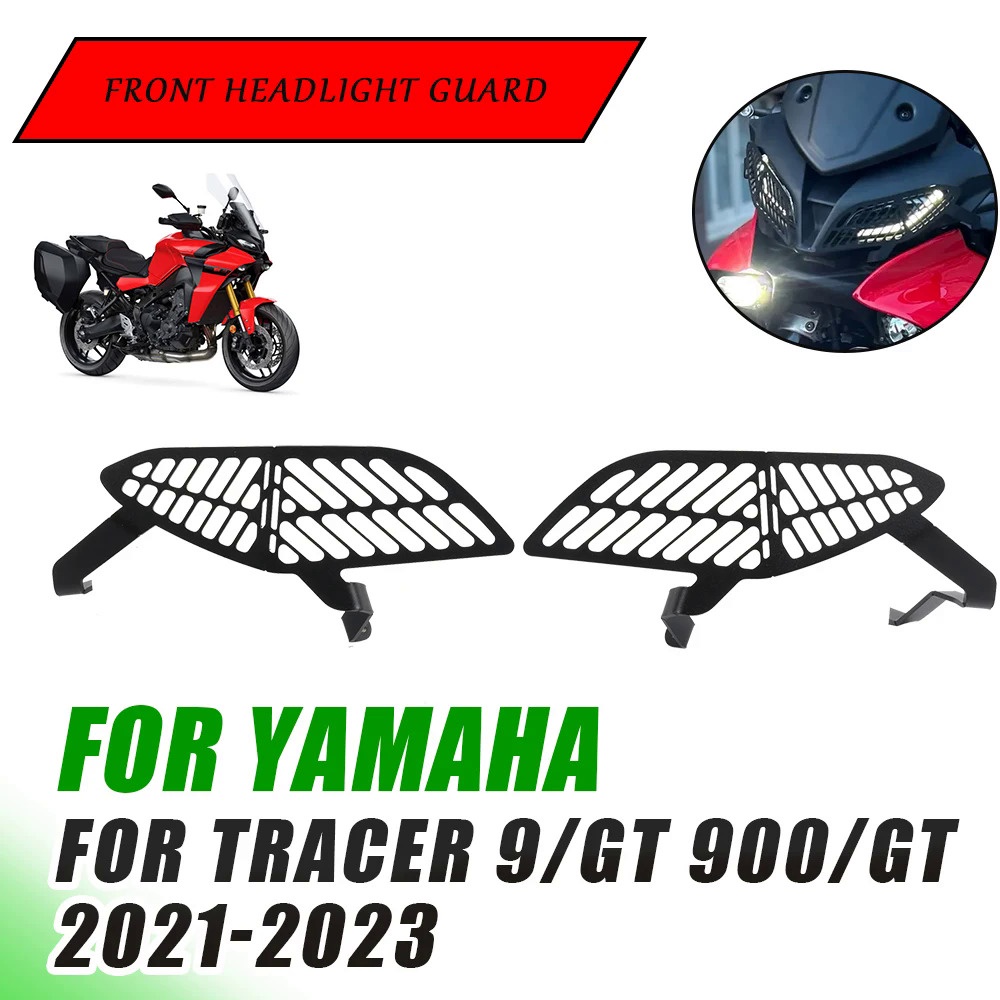 Phụ Kiện Xe Máy Đèn Pha Bảo Vệ Vỏ Nướng Lưới Bảo Vệ Cho Xe Yamaha Tracer 9 900 GT Tracer9 Tracer900 