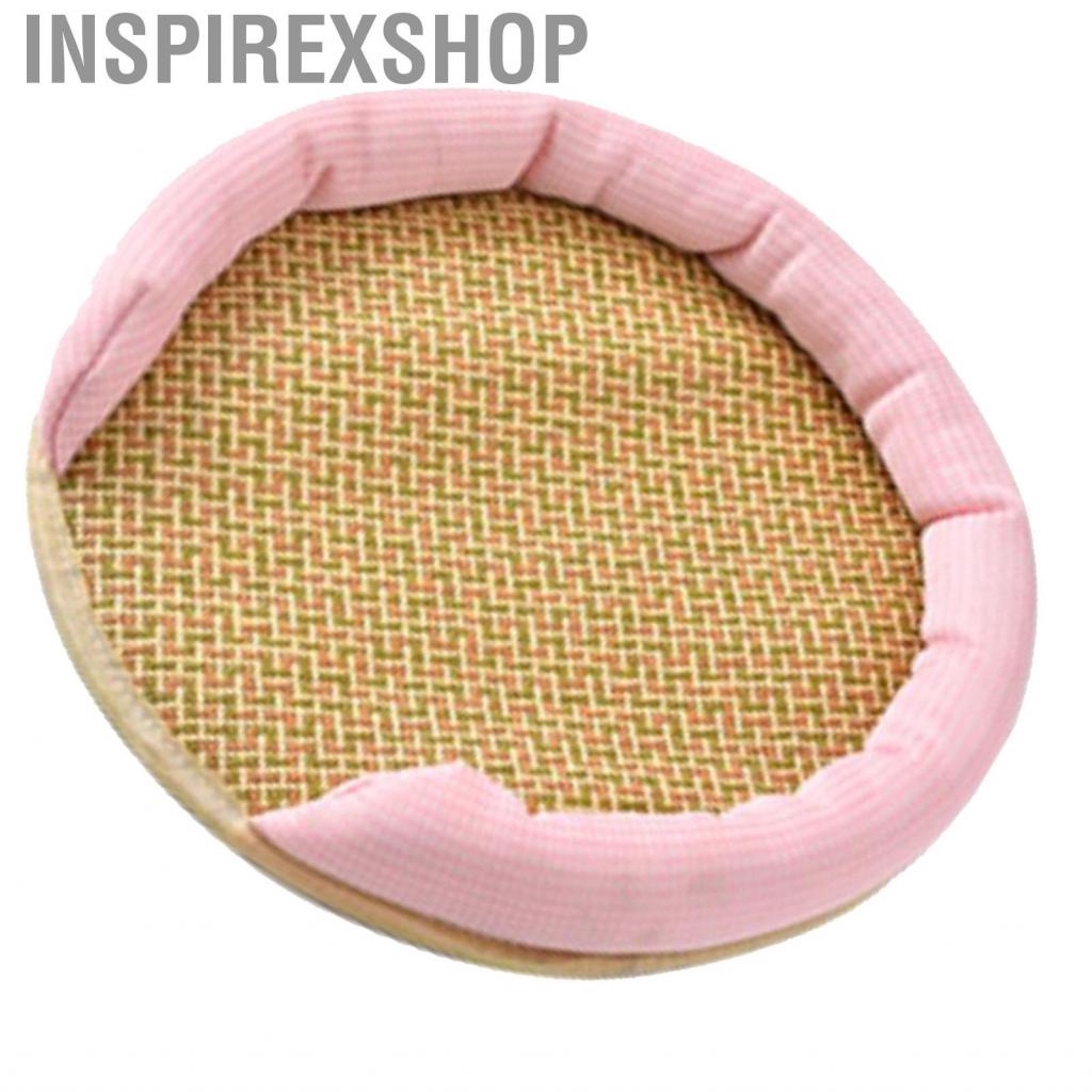 Inspirexshop Pet Cooling Mat  Breathable Soft Waterproof Rattan Cat Pad Multipurpose for Indoor