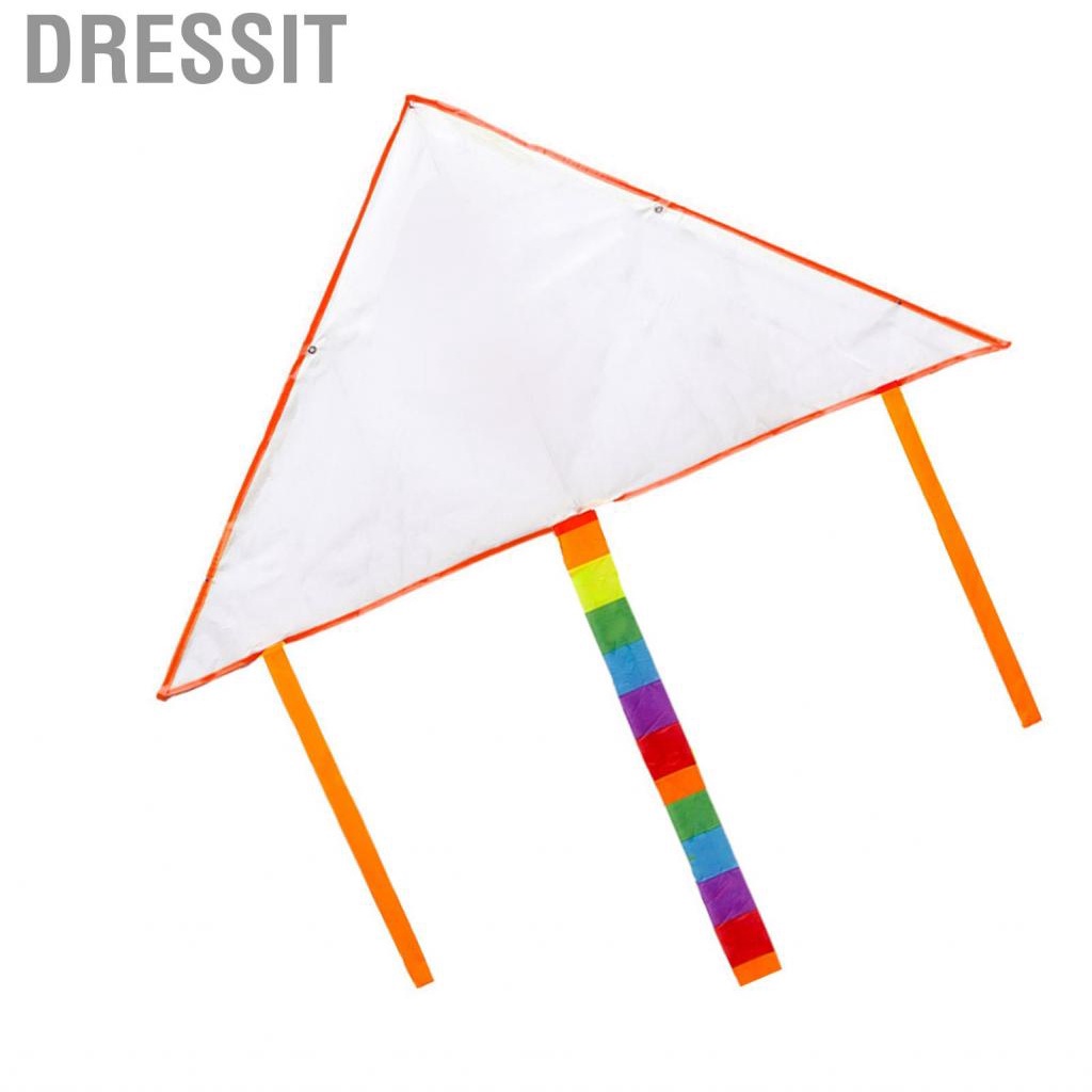 Dressit Blank Triangle Kite  Fast Drying Pigment Hand Painted Safe and Reliable DIY Coloring Waterproof for Family Gathering