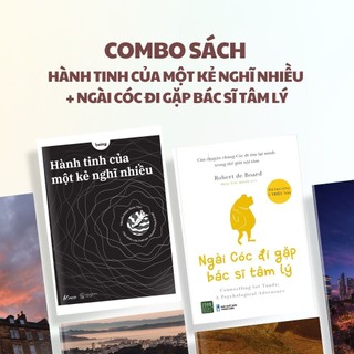 Sách - Combo 2 cuốn Hành tinhh của một kẻ nghĩ nhiều (AZ) + Ngài cóc đi gặp bác sĩ tâm lý