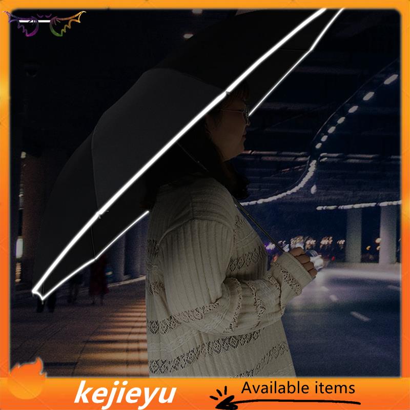 Dù Mở Tự Động Có Đèn led Phản Quang An Toàn Ban Đêm Cho Nam Và Nữ