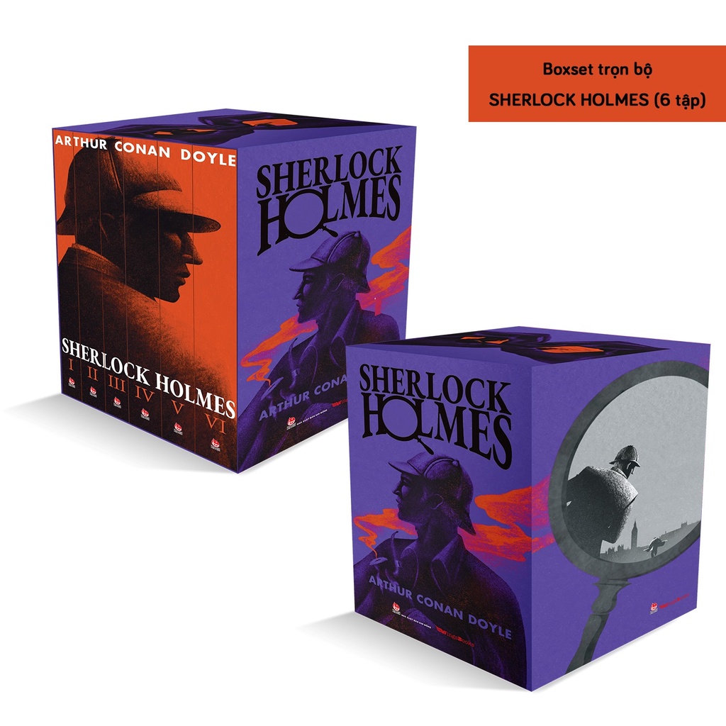 Sách Boxset Sherlock Holmes  - Tặng Kèm 6 Postcard