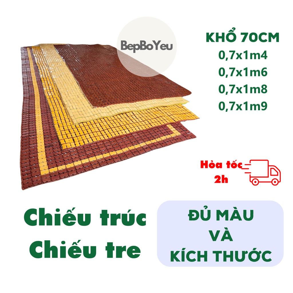 Chiếu trúc 70cm, chiếu trúc spa, chiếu trúc trải ghế sofa - Bếp Bố Yêu