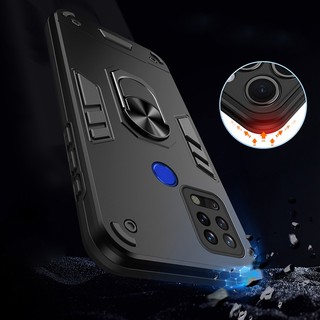 Ôp Điện Thoại armor Chống Sốc Có Giá Đỡ Dạng Vòng Tròn Cho tecno pova ld7 ld7j Ốp