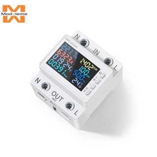 Đồng hồ đo năng lượng kỹ thuật số máy đo điện din rail đa chức năng kwh có màn hình led ac170-300v