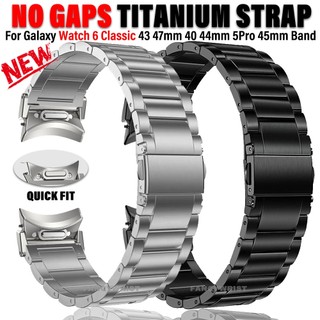 Dây Đeo Bằng Titan Cho Đồng Hồ Thông Minh samsung galaxy watch 6 / 4 classic 47 43mm 42mm 46mm 6 / 5 / 4 40mm 44mm 5pro 45mm