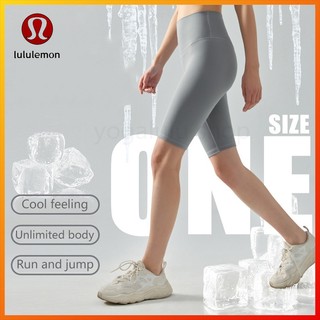Quần short legging lưng cao co giãn một size lululemon dss557