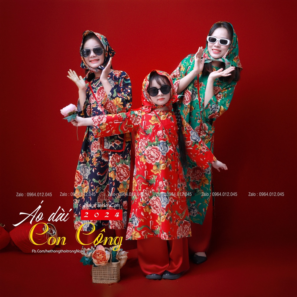 [Có sẵn] [Ảnh thật] Áo Dài Con Công -  MSP 2766 ( Chỉ có áo )