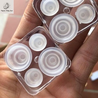 Đế đựng mực 4 ô ,hũ mực meka chứa mực phun xăm thẩm mỹ