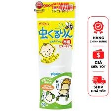XỊT CHỐNG MUỖI CHO BÉ PIGOEN NỘI ĐỊA NHẬT - dùng được cho bé từ 0 tháng tuổi trở lên, bảo vệ bé không bị muỗi đốt