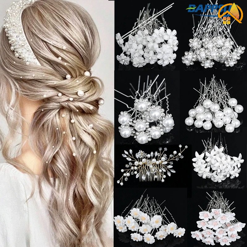 Lược Cài Tóc Đính Pha Lê Sang Trọng Cho Cô Dâu