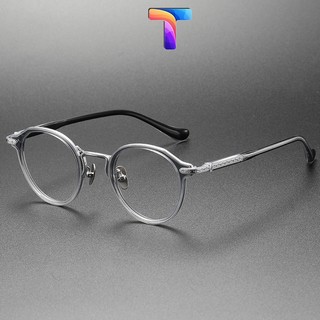 Gọng mắt kính tròn cao cấp Titanium nam nữ Chrome Hearts BRAGILE