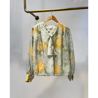 Tiela áo sơ mi in hoa-mina shirt