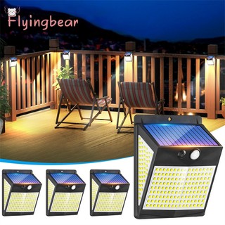 Đèn led 238 bóng gắn tường chạy bằng năng lượng mặt trời