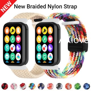 Dây Đeo Nylon Bện Có Khóa Nam Châm Cho Xiaomi Mi Band 8 Pro Redmi Watch 4 MiBand 8 Pro