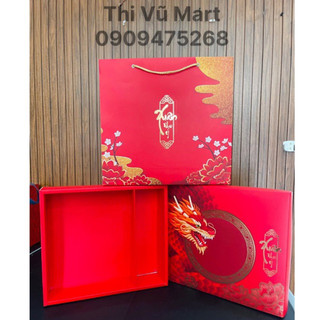 Hộp quà tết rồng đỏ - 86 mart