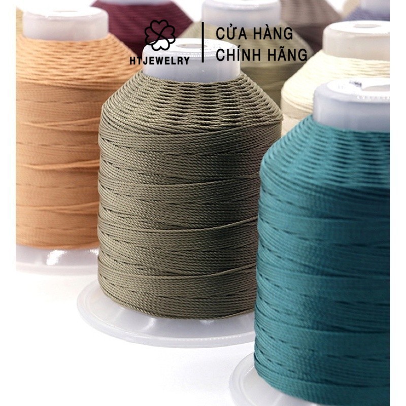 Cuộn dây dù xoắn to 0.8mm HTJEWELRY làm vòng tay, sản phẩm handmade cực xinh PH911