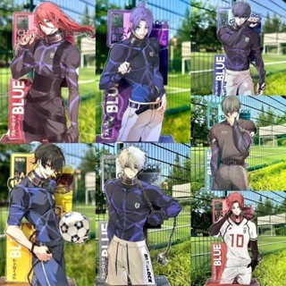 10cm Khóa Xanh Đồ trang trí Anime Ngoại Vi Itoshi Sae Rin Itoshi Nagi Seishiro Isagi Yoichi Bachira Meguru Chigiri Hyoma Mikage Reo Acrylic Đứng Hình Trang Trí Bàn Làm Việc Bộ Sưu Tập Anime