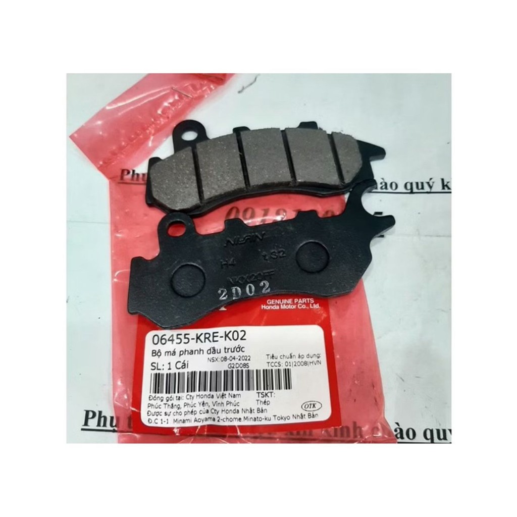 Bộ má phanh dầu trước pcx 2018-2021 sh mode 2019 abs sh mode 2020 2024 honda