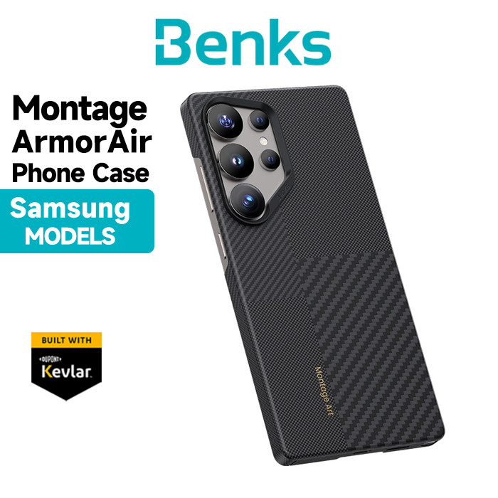 [Sẵn sàng] Ốp lưng Benks từ tính Montage ArmorAir cho Samsung Galaxy S24 S24 + S24U S25 S25 Ultra Co