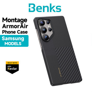 [Sẵn sàng] Ốp lưng Benks từ tính Montage ArmorAir cho Samsung Galaxy S24 S24 + S24U S25 S25 Ultra Cover Tích hợp với vỏ điện thoại kiểu tối giản chống sốc bằng sợi Kevlar Ultra Slim