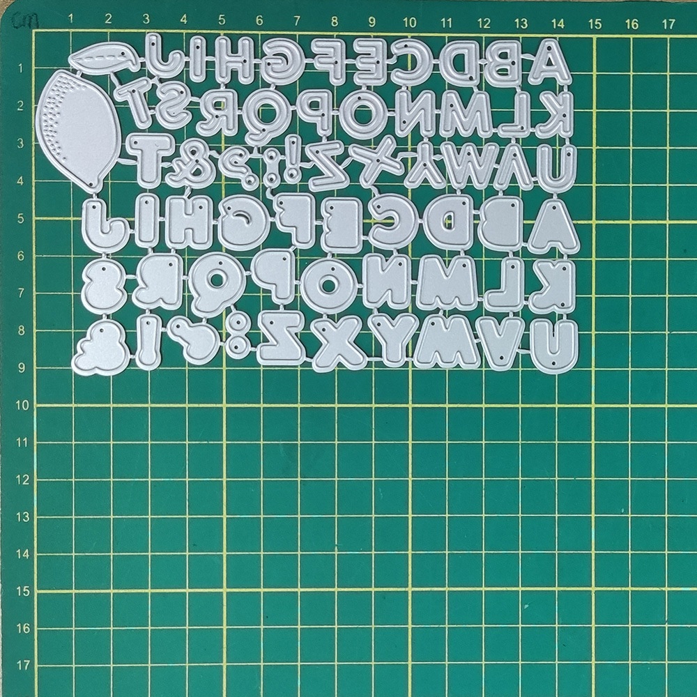 Khuôn Thép Cắt Hình 26 Chữ Cái Tiếng Anh 3931