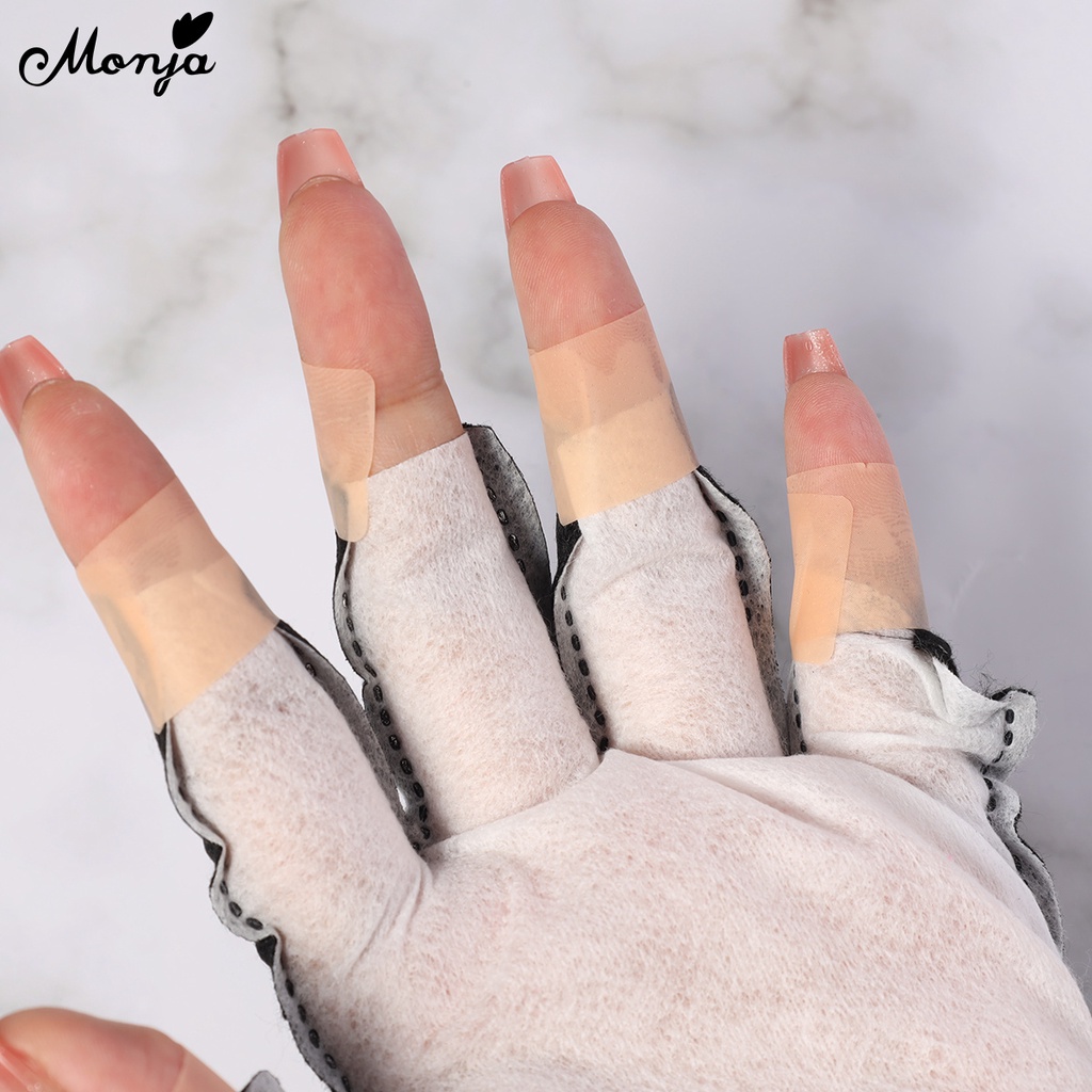 Monja Găng Tay Bảo Vệ Ngón Tay Chống Tia uv Khi Làm Móng diy