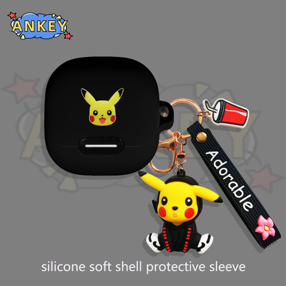 Case For Anker SoundCore Liberty 4 NC VR P10 / Air 2 Pro Earphone Silicone Cover Cute Bear Earbuds Soft Protective Headphone Headset Skin