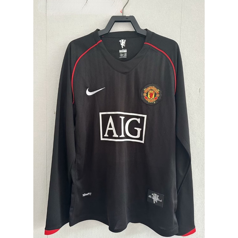 Áo Thun Thể Thao Tay Ngắn Nhanh Khô Phong Cách Đội Tuyển manchester united 2007-08 Size s-Xl
